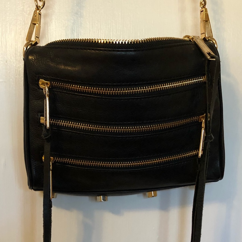 Rebecca Minkoff mini 5 zip crossbody